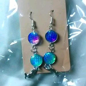 Brand new handmade mermaid earrings